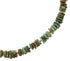 Kingman Turquoise Sterling Silver Native American Bead Necklace RX98076