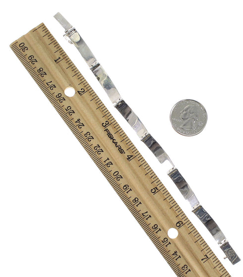 Southwest Multicolor Native American Design Link Bracelet EX28426