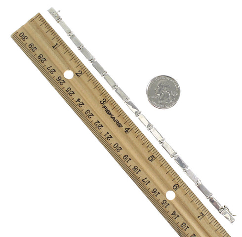 Multicolor Native American Design Southwestern Link Bracelet EX28400