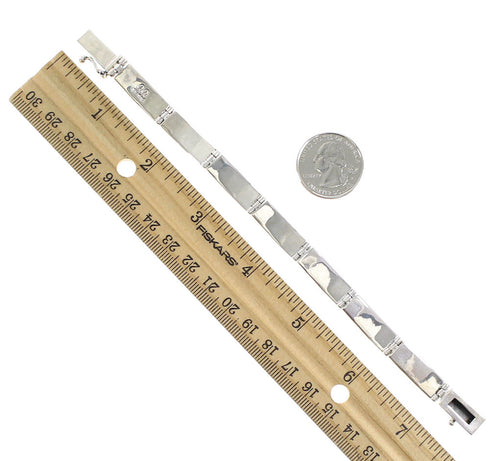 Multicolor Native American Village Design Link Bracelet GS62419