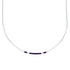 Hand Strung Liquid Silver & Sugilite Lapis 16" Necklace Jewelry LS37S