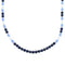 Sterling Silver Multicolor Navajo Bead Necklace RX99887