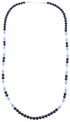 Sterling Silver Multicolor Navajo Bead Necklace RX99887