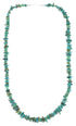 Genuine Sterling Silver Turquoise Bead Necklace RX99821