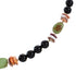 Multicolor Authentic Sterling Silver Native American Bead Necklace AX99914