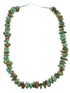 Silver Turquoise Native American Bead Necklace AX99929