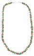 Multicolor Navajo Silver Jewelry Bead Necklace AX99950