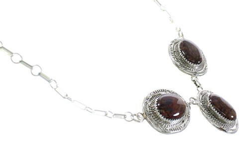 Sterling Silver Pietersite Navajo Link Necklace AX100011