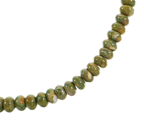 Rhyolite Sterling Silver Southwest Bead Necklace JX130253