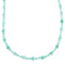 Authentic Sterling Silver Navajo Aventurine Bead Necklace AX100265