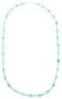 Authentic Sterling Silver Navajo Aventurine Bead Necklace AX100265