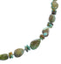 Kingman Turquoise Silver American Indian Bead Necklace AX100327