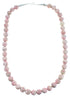 Rhodochrosite Southwest Silver Bead Necklace AX100464