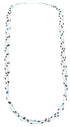 Turquoise And Sugilite Liquid Silver 5-Strand Necklace AX100571