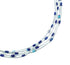 Azurite Liquid Silver 5-Strand Necklace AX100572