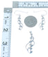 Authentic Sterling Silver Turquoise Pendant Earrings Jewelry Set RX101791