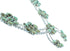 #8 Turquoise Sterling Silver Native American Squash Blossom Necklace Set RX101902