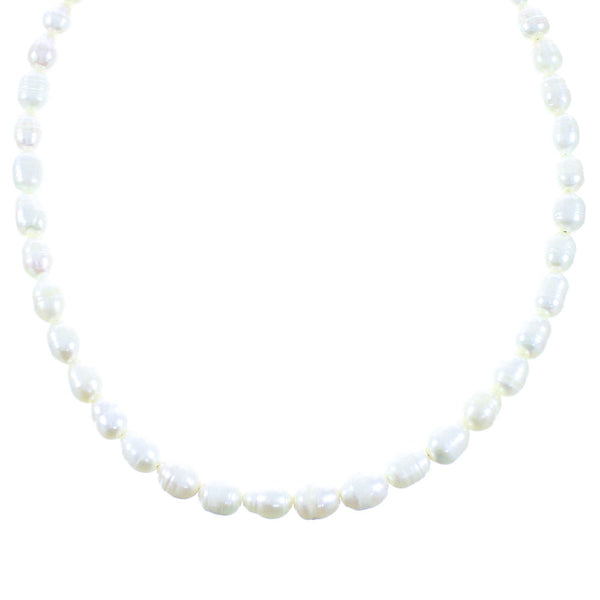 Sterling Silver Fresh Water Pearl Bead Necklace AX102119