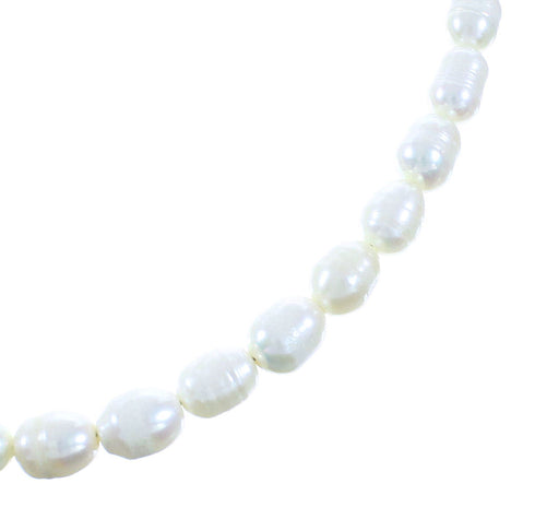 Sterling Silver Fresh Water Pearl Bead Necklace AX102119