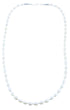 Silver Fresh Water Pearl Navajo Bead Necklace AX102121
