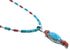 Multicolor Sterling Silver Navajo Bead Necklace Set AX102591