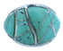Southwest Turquoise And Silver Jewelry Ring Size 7-3/4 YS68775