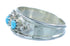 Navajo Indian Turquoise Sterling Silver Ring Size 7-3/4 SX104076