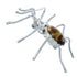 Tiger Eye Sterling Silver Native American Spider Pin SX104614