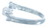 Sterling Silver Cubic Zirconia Ring Size 5-3/4 Jewelry AS55149