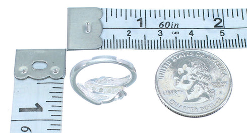 Sterling Silver Cubic Zirconia Ring Size 5-3/4 Jewelry AS55149