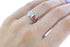 Sterling Silver Red Oyster Shell Jewelry Ring Size 5-3/4 DS45193