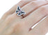 Butterfly Cubic Zirconia Sterling Silver Ring Size 7 Jewelry AS54974