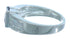 Sterling Silver Amethyst And Opal Inlay Ring Size 6-3/4 EX55942