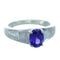 Amethyst And Opal Sterling Silver Ring Size 5-1/2 EX51999