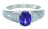 Amethyst And Opal Sterling Silver Ring Size 5-1/2 EX51999