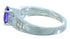 Amethyst And Opal Sterling Silver Ring Size 5-1/2 EX51999