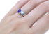 Amethyst And Opal Sterling Silver Ring Size 5-1/2 EX51999