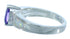 Amethyst Opal Inlay Sterling Silver Ring Size 5-1/2 EX53244