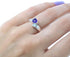 Southwestern Opal Amethyst Silver Ring Size 6-3/4 EX51933