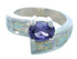 Southwest Opal Amethyst Sterling Silver Ring Size 6-3/4 EX51928