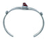 Sterling Silver Native American Coral Cuff Bracelet RX105324