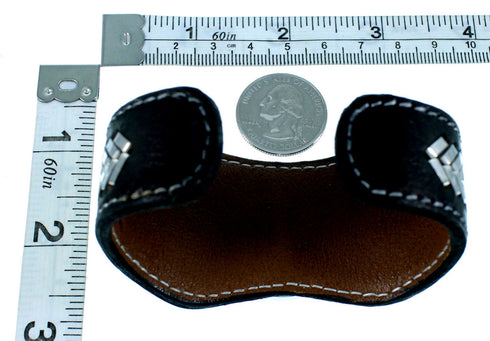 Navajo Turquoise Sterling Silver Leather Cuff Watch SX105586