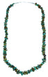Authentic Sterling Silver Kingman Turquoise Bead Necklace RX105798