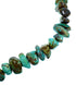 Authentic Sterling Silver Kingman Turquoise Bead Necklace RX105798
