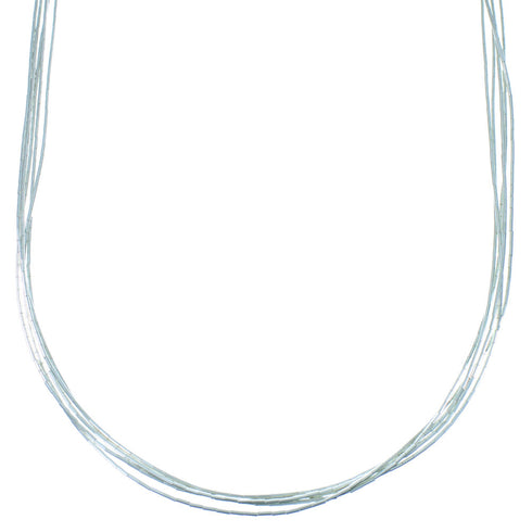 Authentic Liquid Sterling Silver 5 Strands 20" Necklace LS520