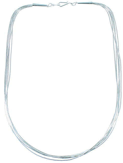 Authentic Liquid Sterling Silver 5 Strands 20" Necklace LS520
