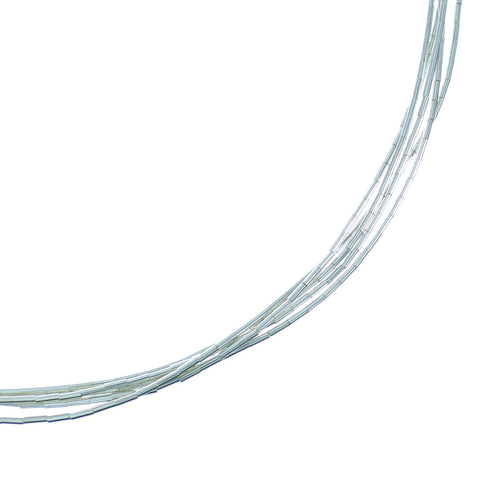 Authentic Liquid Sterling Silver 5 Strands 20" Necklace LS520