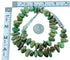 Southwestern Kingman Turquoise And Genuine Sterling Silver Bead Necklace SX106617