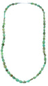 Genuine Sterling Silver Turquoise Bead Necklace SX106629