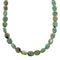 Sterling Silver Southwest Kingman Turquoise Bead Necklace SX106674